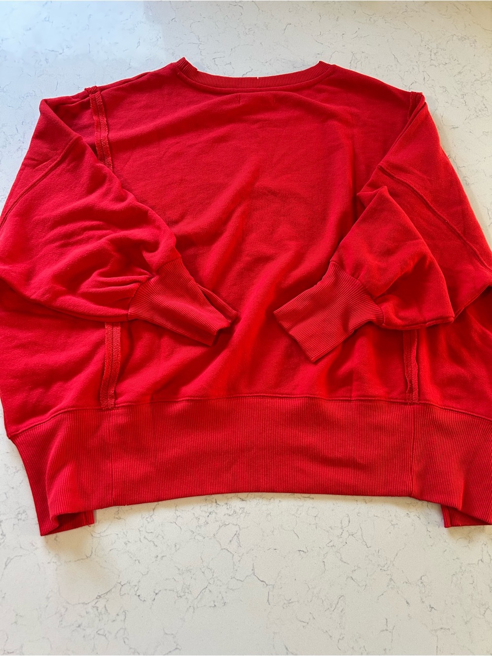 NWT We The Free Camden Sweatshirt in Flame Red - Picture 10 of 16